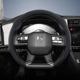 Suede Snap-On Steering Wheel Cover for DS 3 4 7 Crossback
