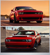 Dual Beam Projector Headlights RGB for Challenger 08-14
