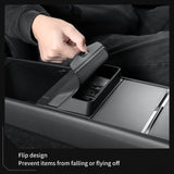2025 2026 Tesla Model Y Launch Juniper/ Model 3 2025 Car Glasses Tray Center Console Armrest Storage Box Organizer Car Interi