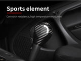 Carbon Fiber Gear Stick Shift Cover for Smart 453 Car Interior Accessory GMUNI