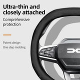 Steering Wheel Cover Ultra-Thin Leather Dacia Duster Car Interior Accessory Hocasen