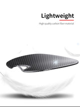 Fuel Tank Cap Carbon Fiber Cover for Smart 453