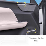 Metal Door Audio Protective Sticker for Volvo XC70 Car Interior Accessory LINGLUYANG 8 pc