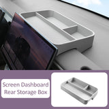 For Leapmotor B01 B10 Central Control Screen Dashboard Rear Silicone Storage Box Organizer Tray Car Interior Accessories