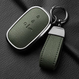 Metal and Leather Car Key Case Cover For Honda Civic 11th 2022 for Honda 2022 2023 2024 Civic for Accord CR-V HR-V Pilot