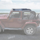 PVC Top Sunshade Cover for Jeep Wrangler JK 07-17