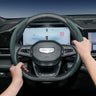 Breathable Leather Cover for Geely D-Shaped Wheel