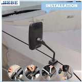 Hood Mount Rearview Mirror for Mitsubishi Pajero SUV Car Interior Accessory HEBE