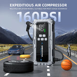 150PSI Air Pump Car Battery Emergency Boosters 7000A/1500A PEAK Car Jump Starter Power Bank Portable Starting Device Car Starter New
