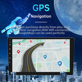 Universal 9-10 Inch Android 13 Multimedia Player with GPS Android Head Unit JIUYIN