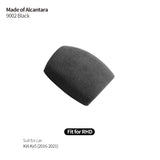For KIA KX5 Car Gear Shift Lever Boot Cover Protection Decorative Trim Sticker Interior Tuning Accessories Made of Alcantara