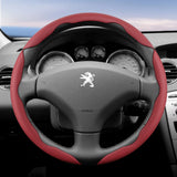 Steering Wheel Cover Breathable Leather Peugeot 3008