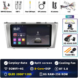 2K QLED Android Head Unit with Wireless CarPlay for Camry XV40