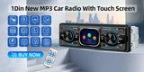 1Din Bluetooth MP3 Car Stereo Player Universal Fit Car Interior Accessory AKAMATE