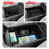 Nissan Murano 2025 Center Console Armrest Storage Box Car Tray Organizers Accessories Tidying Black Car Interior Accessory Sm