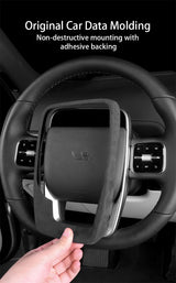 Car Steering Wheel Decorative Frame Sticker Alcantara Steering Protection Sticker for LI Lixiang L7 L8 L9 Car Interior Access