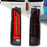 Smoked LED Tail Lights for Toyota Hiace 2005-2018 LED Ambient Light MAGIC COLORM