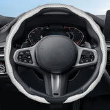 Universal Snap-On Carbon Fiber Wheel Cover Shell Accessory