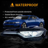 Dual Beam LED Projector Headlights for Camaro 20-24 Car Interior Accessory Vland
