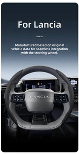 Non-Slip Leather Wheel Cover for Lancia Delta Car Interior Accessory Hocasen