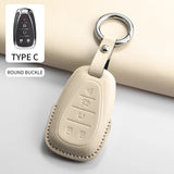 Leather Car Key Case Cover