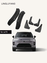 No-Drill Mudguards Set for Volvo XC70 Front & Rear Car Exterior Accessory LINGLUYANG