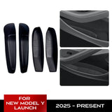 For New Tesla Model Y 2025 Launch Juniper Car Door Side Storage Box Front TPE Door Storage Organizer Tray Interior Accessorie