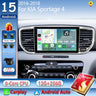 Qualcomm Android 15 Radio for KIA Sportage 4 2016–2019