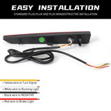 3-in-1 Rear Bumper Light for Toyota Raize 2019-22 Car Interior Accessory MAGIC COLORM