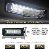 LED Ambient Light License Plate Lights for 2003-2012 Porsche 911 LED Ambient Light iJDM