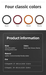 Leather Steering Wheel Cover for Cadillac CTS 2013