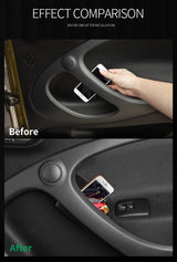 Flocking Door Handle Storage for Smart 453 Fortwo Car Interior Accessory GMUNI