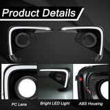 LED DRL Fog Lights for Suzuki Ertiga 2018-2020 Car Interior Accessory MAGIC COLORM