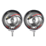 Motorcycle Foglight 4.5 inch With Amber Turning light LED Fog Light Passing Auxiliary Light For Harley Classic FLHR Road King