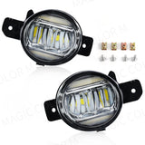 2-in-1 LED Fog Light DRL for Nissan Altima Versa 2008 LED Ambient Light MAGIC COLORM White Left and Right