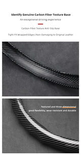 Steering Wheel Cover Carbon Fiber for Universal