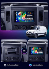 9-inch QLED Android Multimedia System for Sprinter 2006–2016 Android Head Unit RSNAVI