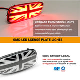 Pair Union Jack LED Fog Lamps for MINI R56-R59