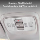 For Leapmotor C10 C16 Car Reading Light Frame Cover Stainless Steel Protection Trim Sticker Interior Modification Accessories