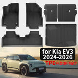 Premium TPE All-Weather Floor Mats for Kia EV3 2024–2026 Car Floor Mat CATUSIKI