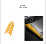 For BMW 2er Two-Door G42 3er i3 G20 G28 4er i4 G23 Center Console Side Trim Sticker Car Interior Accessories Made of Alcantara
