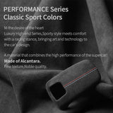 For Peugeot 508 2008 4008 5008 Gear Shift Knob Boot Cover Trim Stickers Car Premium Interior Tuning Accessory Made of Alcanta