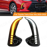 LED DRL White Yellow Signal for Toyota Yaris 2020 Car Interior Accessory MAGIC COLORM