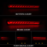3-in-1 Rear Bumper Light for Toyota Raize 2019-22 Car Interior Accessory MAGIC COLORM