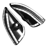 Carbon Fiber A-Pillar Cover Trim for Smart Fortwo Car Interior Accessory OEM