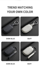 Leather Car Key Case Cover for Lynk & Co Z20 Z10