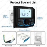 Waterproof Marine Radio MP3 Bluetooth Stereo for Boat Car Interior Accessory OEM