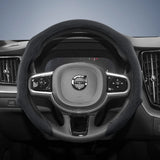 Premium Suede Snap-On Steering Wheel Cover for Volvo