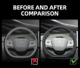 Suede Carbon Fiber Wheel Cover for Xpeng G6 G9 P7 M03 Car Interior Accessory Hocasen