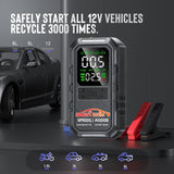 12V Portable Emergency Car Jump Starter 8000mAh Battery Booster Power Bank Auto Starting Device Jump Starter MINUS TWO